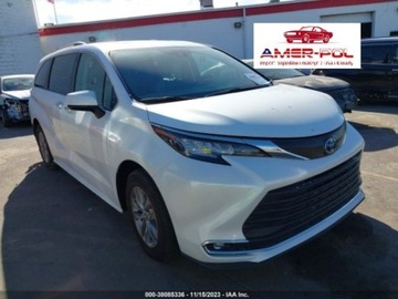 Toyota Sienna xle, 2022r., 4x4, 2.5L