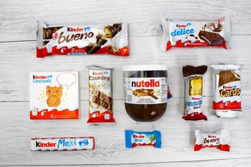 Подарочная корзина Kinder Nutella в подарок ко Дню защиты детей