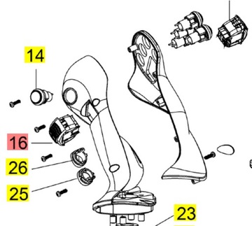Джойстик YANMAR Roll B75W-B110W,SV85, SV120, TW75
