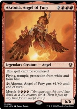 MTG Akroma, Angel of Fury Mythic MKC