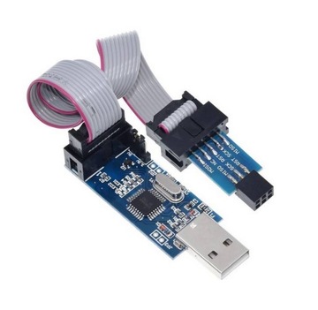 USB ASP ISP ATMEL AVR программатор + лента + адаптер