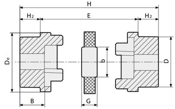 Губ -хаб пилотный отверстие HRC 70
