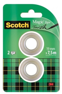 Taśma klejąca 3M Scotch Magic 2 rolki 19 mm x