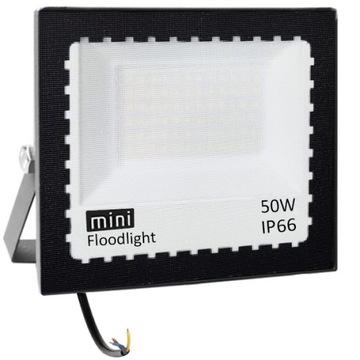 HALOGEN LED 50W NAŚWIETLACZ SLIM ZEWNĘTRZNY ROBOCZY OSZCZĘDNY DO MAGAZYNU