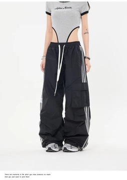 Y2K Women Streetwear Techwear Vintage Cargo Korean