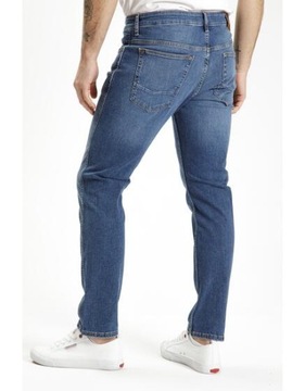 Bawełniane Spodnie Męskie Długie JEANS Basic 34/30