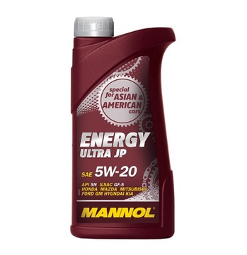 Olej 5W20 MANNOL ENERGY ULTRA JP 1l API SN ILSAC G