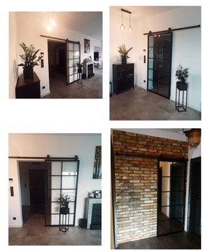 Раздвижные стеклянные двери Loft System 95 Зеркало