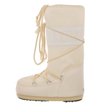 Śniegowce Moon Boot Nylon Cream 14004400082 Beżowe