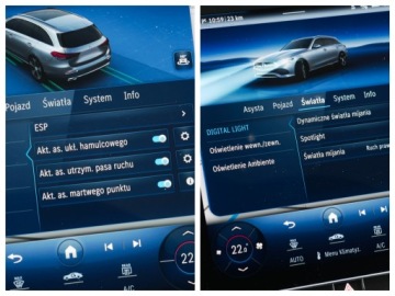 Mercedes Klasa C W206 2023 Mercedes C220d 220koni HUD Digital-Led Webasto ACC keyles Blis Komforty LKA, zdjęcie 18