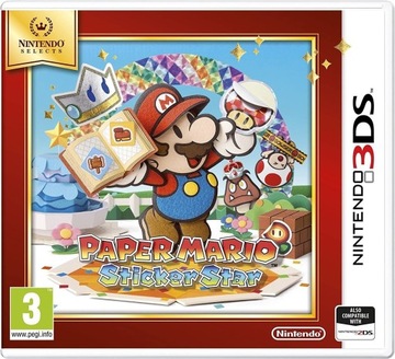 Paper Mario Sticker Star 3DS NOWA