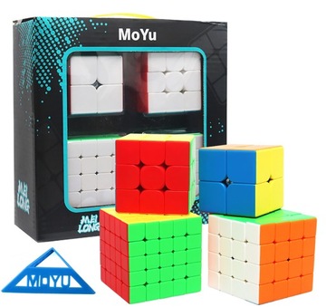 ZESTAW SZYBKICH KOSTEK MoYu KOSTKA 2x2 3x3 4x4 5x5