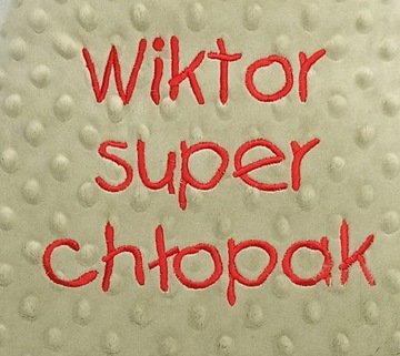 ПОДУШКА С ПИСЬМЕННОЙ ВЫШИВКОЙ, MINKY CUDDLE BED