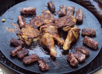 ЧУГУННАЯ СКОВОРОДА, ВОК, 60 см, гриль, камин