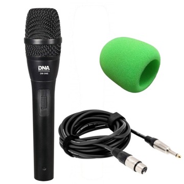 Mikrofon dynamiczny DNA DM One + kabel XLR - JACK