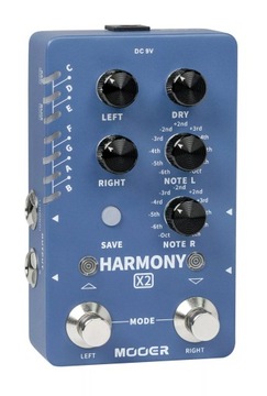 MOOER HARMONY X2 DUAL CHANNEL HARMONY EFFECTS PEDAL EFEKT GITAROWY