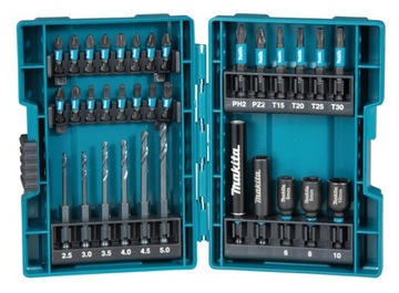 MAKITA B-66896 ZESTAW BITY NASADKI UDAROWE 33szt.