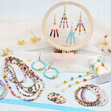 Набор для изготовления украшений, бусин, браслетов, колье, 20 000 шт.