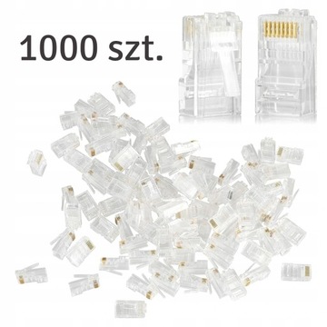 WTYK RJ45 8P8C 1000 SZT RJ SIECIOWY MODULARNY