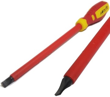 EMARK - WKRĘTAK PŁASKI IZOLOWANY AC 1000V Z MAGNETYCZNYM GROTEM 8.0x175mm