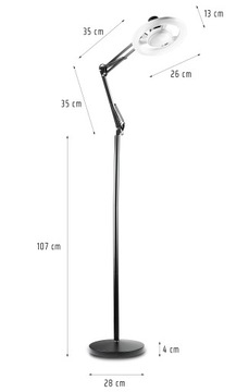 КОСМЕТИЧЕСКИЙ ТОРШЕР LED E27 PILOT
