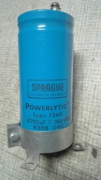 Kondensator SPRAGUE Power TYP 736D 4700uF 100 VDC