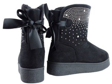 JB030 МОДНЫЙ ЧЕРНЫЙ БАНТ EMUSY, размер 38