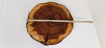 Ломтик яблока 42х40см, дерево для стола из смолы