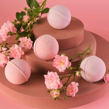 СВЕРКАЮЩИЕ БОМБЫ ДЛЯ ВАННЫ - ЛАВАНДОВАЯ ОРХИДЕЯ 10ШТ.