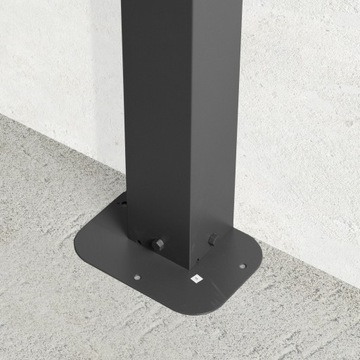 Пергола-терраса, серая с бежевым покрытием, 3х2,9 м