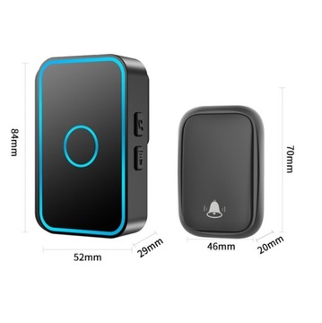 БЕСПРОВОДНОЙ Водонепроницаемый ДВЕРНОЙ ЗВОНОК IP55