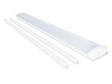 1x OPRAWA KLOSZOWA 2x120CM + 2x ŚWIETLÓWKA LED 18W 3000K