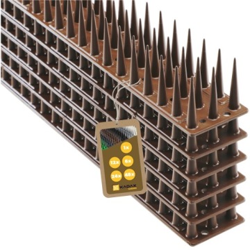 KOLCE NA PTAKI GOŁĘBIE PLASTIKOWE MOCNE 6szt 3,06m