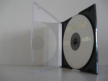 Чехлы для компакт-дисков x 1 SLIM для черных дисков HQ 10 шт.