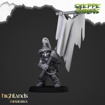 Степной гоблин Баннерман - Highlands Miniatures