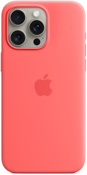 Plecki Apple do Apple iPhone 15 Pro Max Silicone Case MagSafe różowy