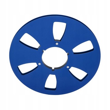 КАТУШКА С ЗАПИСЬЮ 1/4 10,5 ДЮЙМА, 6 ОТВЕРСТИЙ, СИНАЯ