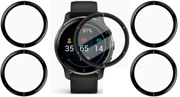 Zestaw Ochronny 4 x SZKŁO HYBRYDOWE 3D / 7H do Garmin Venu 2 Plus