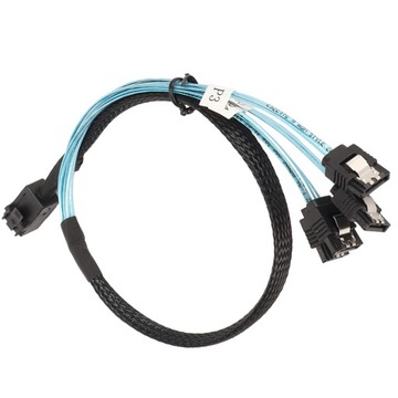 Кабель Mini SAS HD SFF 8643 — 4 SATA 3.0, 12 Гбит/с