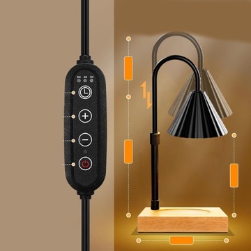 НАГРЕВАТЕЛЬ СВЕЧИ ЭЛЕКТРИЧЕСКАЯ АРОМАТИЧЕСКАЯ ЛАМПА С ТАЙМЕРОМ НАГРЕВАЕТ СВЕЧИ