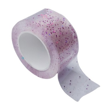 Przezroczysta taśma Nano Glitter do dmuchania baniek