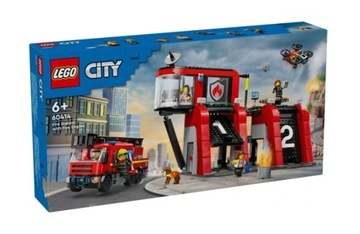 Lego City 60414 Remiza strażacka z wozem
