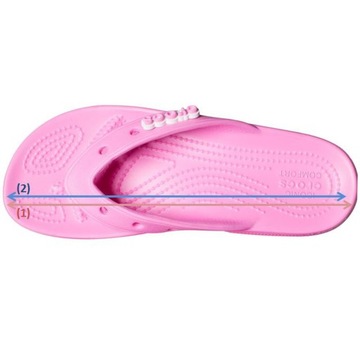 KLAPKI CROCS CLASSIC FLIP DAMSKIE JAPONKI NA BASEN