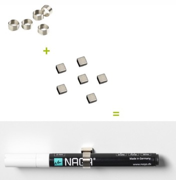 PIERŚCIENIE DO MARKETÓW 2mm 6szt NAGA