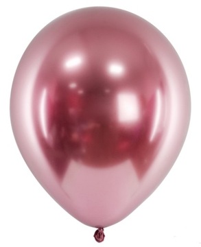 LATEKSOWE CHROMOWANE BALON BALONY ZESTAW 50 SZTUK!