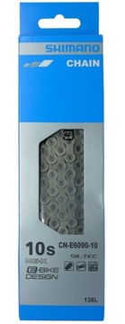 SHIMANO STEPS cn-e6090 Цепь для электровелосипеда 138 звеньев 10 скоростей