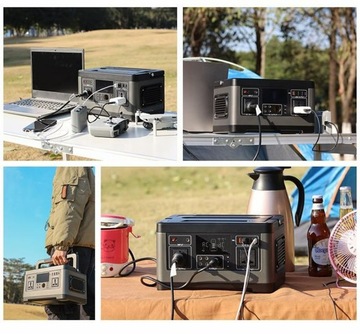 Портативный солнечный генератор электростанции 540 Втч + FlashFish TSP18V60W