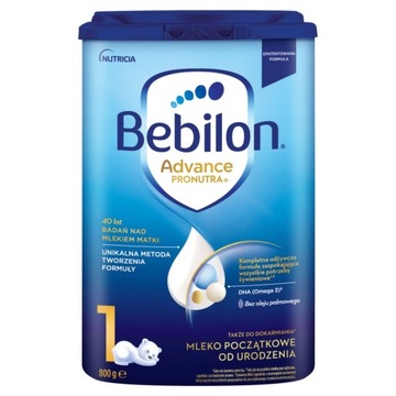 Bebilon 1 Pronutra Advance mleko początkowe od urodzenia 800 g
