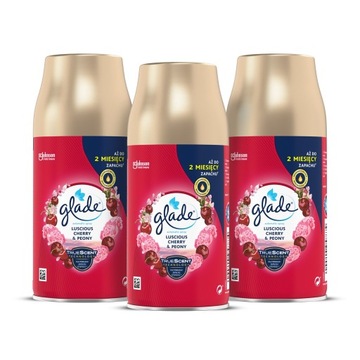 Glade Odświeżacz Wiśnia i Piwonia Zapas 3x269ml