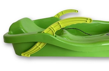 Бобслей, пластиковые санки с тормозом CORSA, зеленые RACE Race